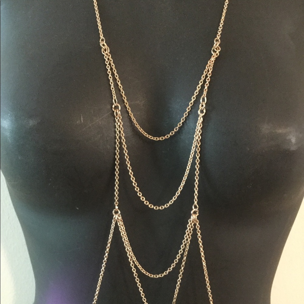 Glam Gold Body Chain✨ - Picture 3 of 11